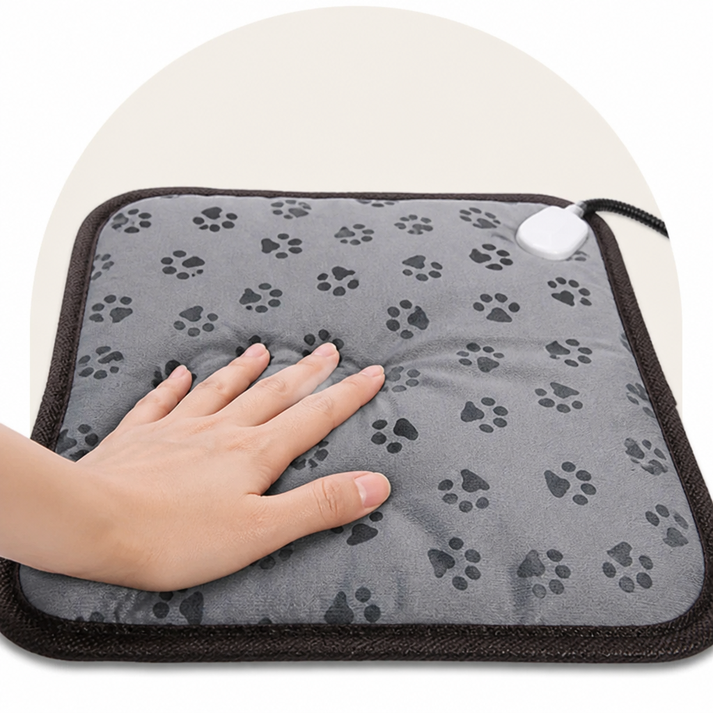 Ortekor Adjustable Temperature & Waterproof Heated Pet Mat (Overheat Protection)
