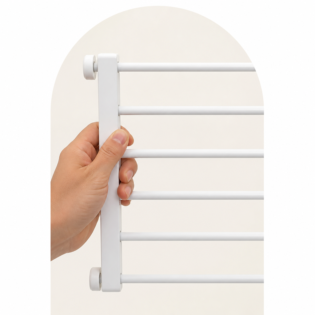 Ortekor Adjustable Width & Tool-Free Indoor Pet Gate