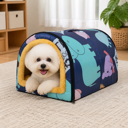 Ortekor All-Season Dismantlable & Washable Pet House (Detachable Cushion)