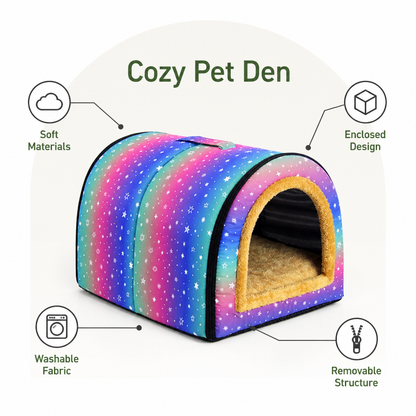 Ortekor All-Season Dismantlable & Washable Pet House (Detachable Cushion)