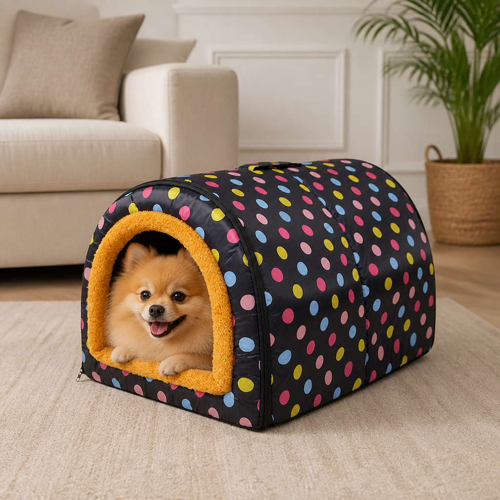 Ortekor All-Season Dismantlable & Washable Pet House (Detachable Cushion)
