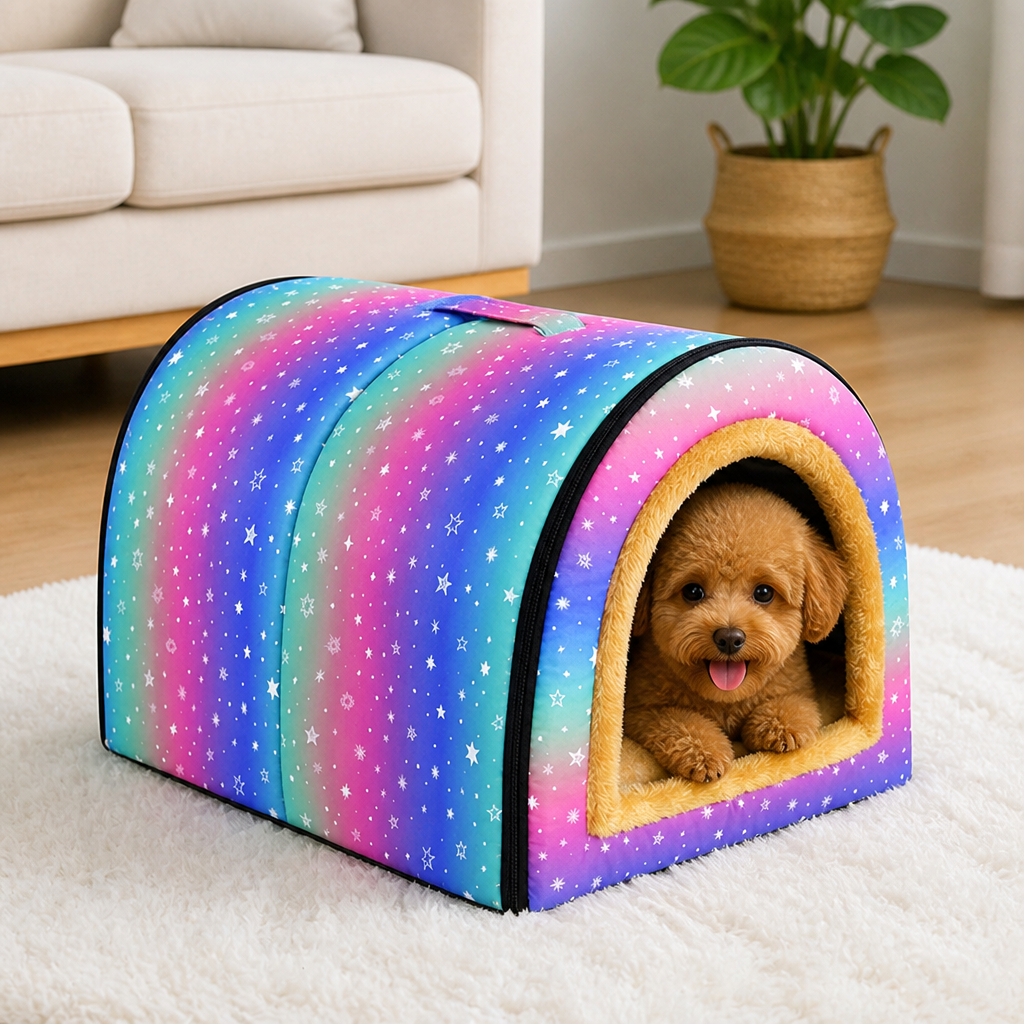 Ortekor All-Season Washable Pet House (Removable Cover)