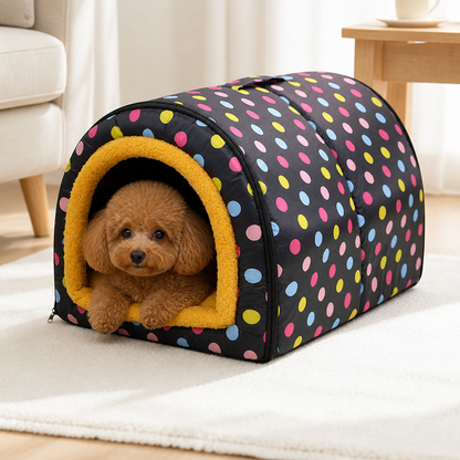 Ortekor All-Season Washable Pet House (Removable Cover)