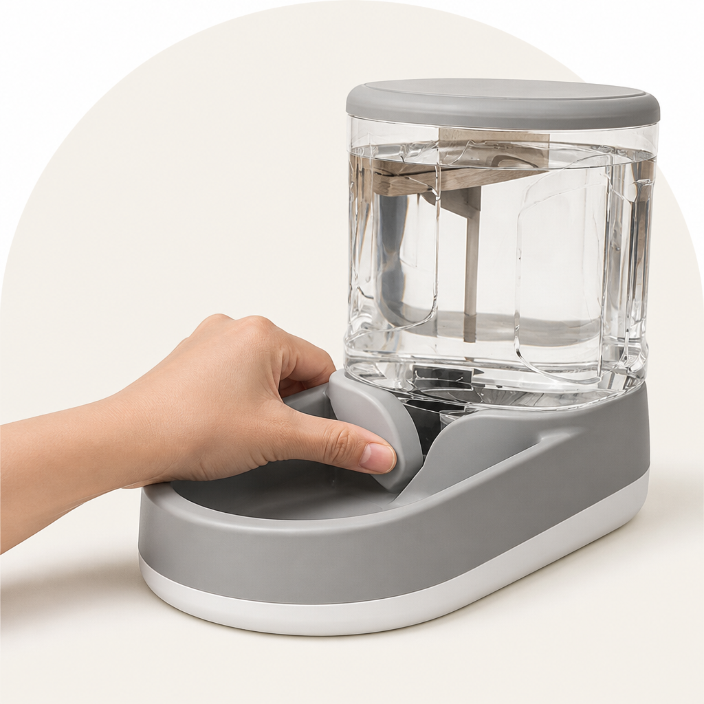 Ortekor Automatic Continuous Flow Water Fountain & Feeder