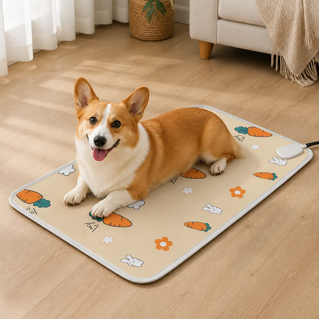 Ortekor Bite-Proof & Waterproof Thermostat-Controlled Pet Blanket