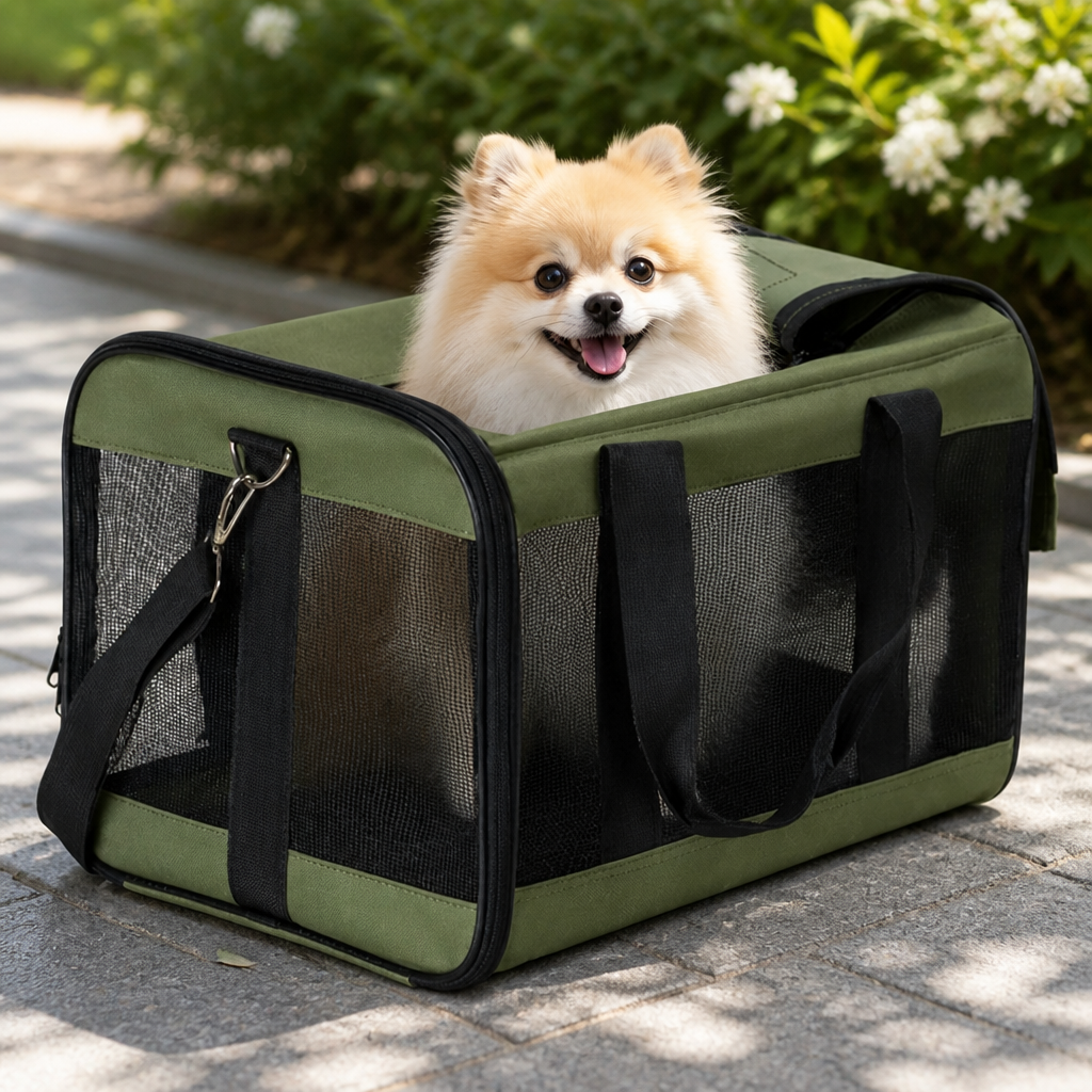 Ortekor Breathable & Foldable Pet Carrier (Airline-Approved)
