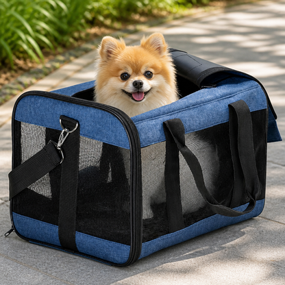 Ortekor Breathable & Foldable Pet Carrier (Airline-Approved)