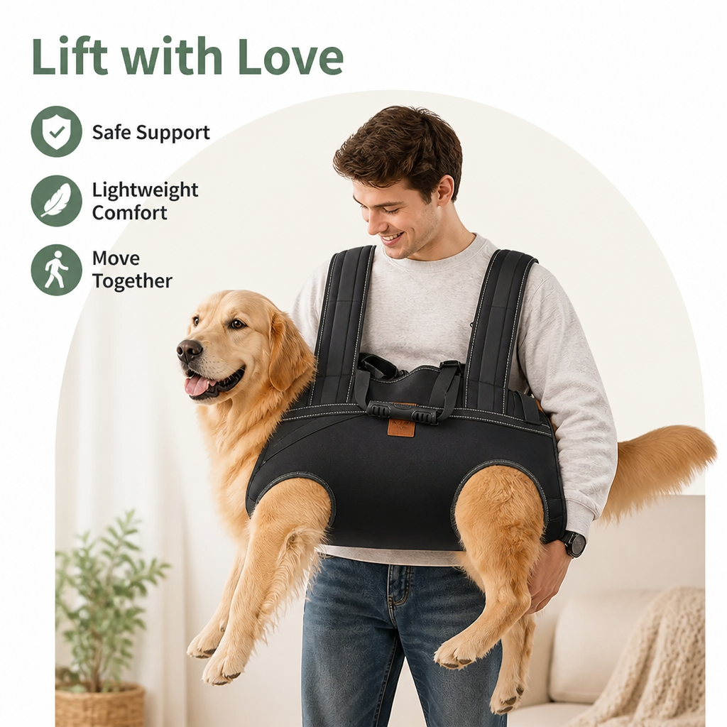 Ortekor Breathable Full-Body Support Sling Carrier (For Large Dogs)