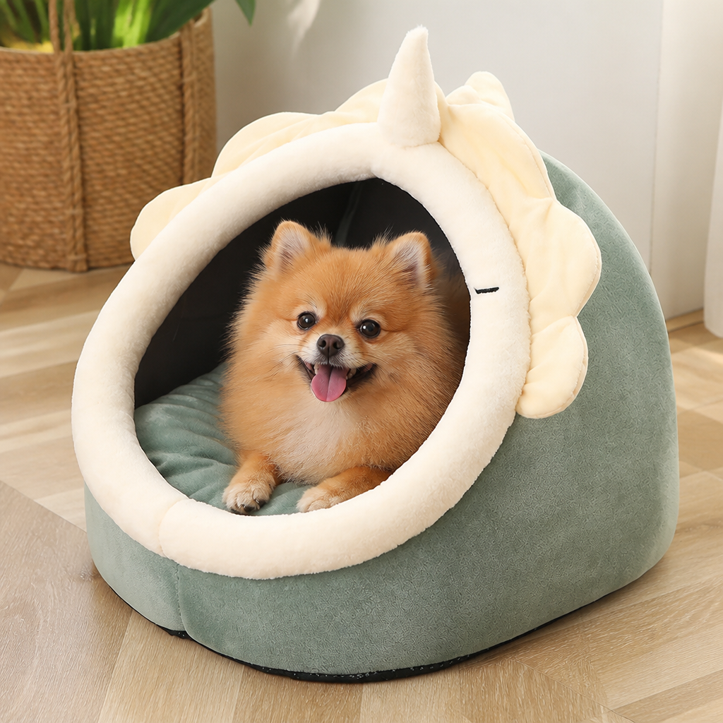 Ortekor Breathable High-Rebound & Detachable Washable Cat Cave Bed