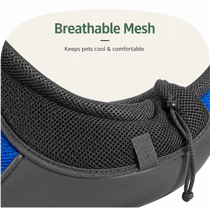 Ortekor Breathable Mesh & Adjustable Cross-Body Travel Carrier