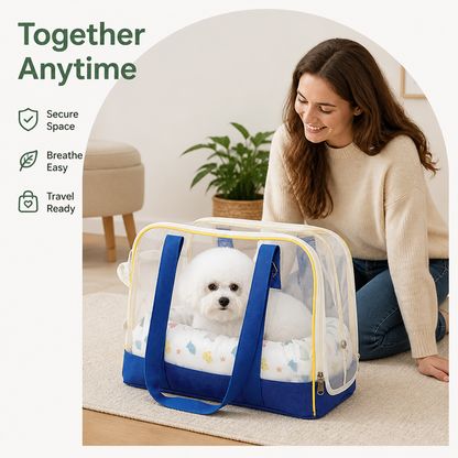 Ortekor Breathable Mesh & Cushioned Pet Carrier Backpack