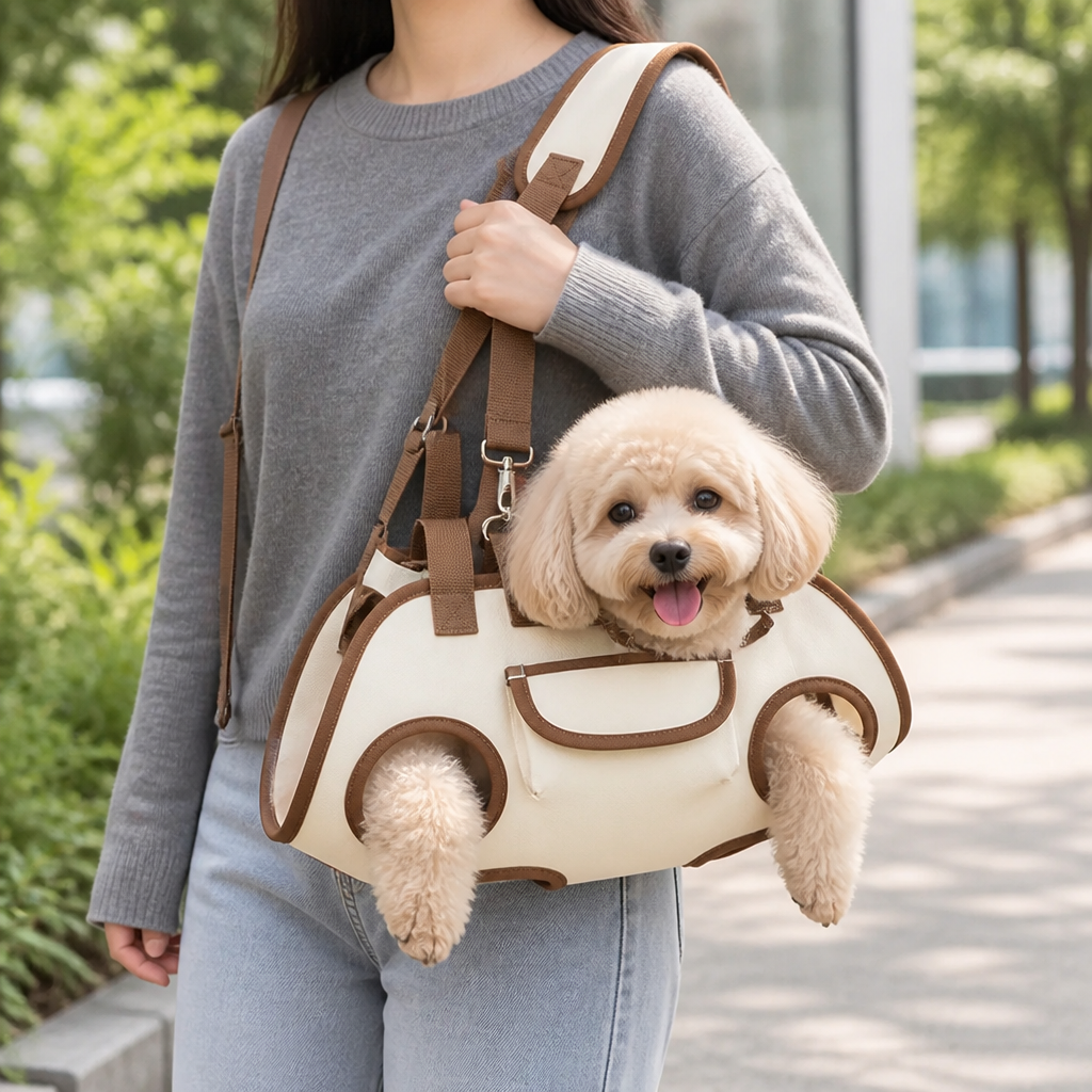Ortekor Breathable Mesh & Dual-Carry Dog Carrier (Wipe-Clean)