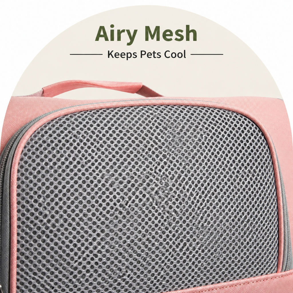 Ortekor Breathable Mesh & Lightweight Pet Carrier