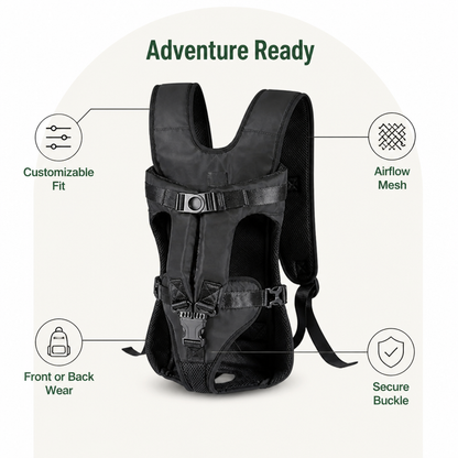 Ortekor Breathable Oxford & Adjustable Straps Carrier Backpack