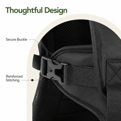 Ortekor Breathable Oxford & Adjustable Straps Carrier Backpack