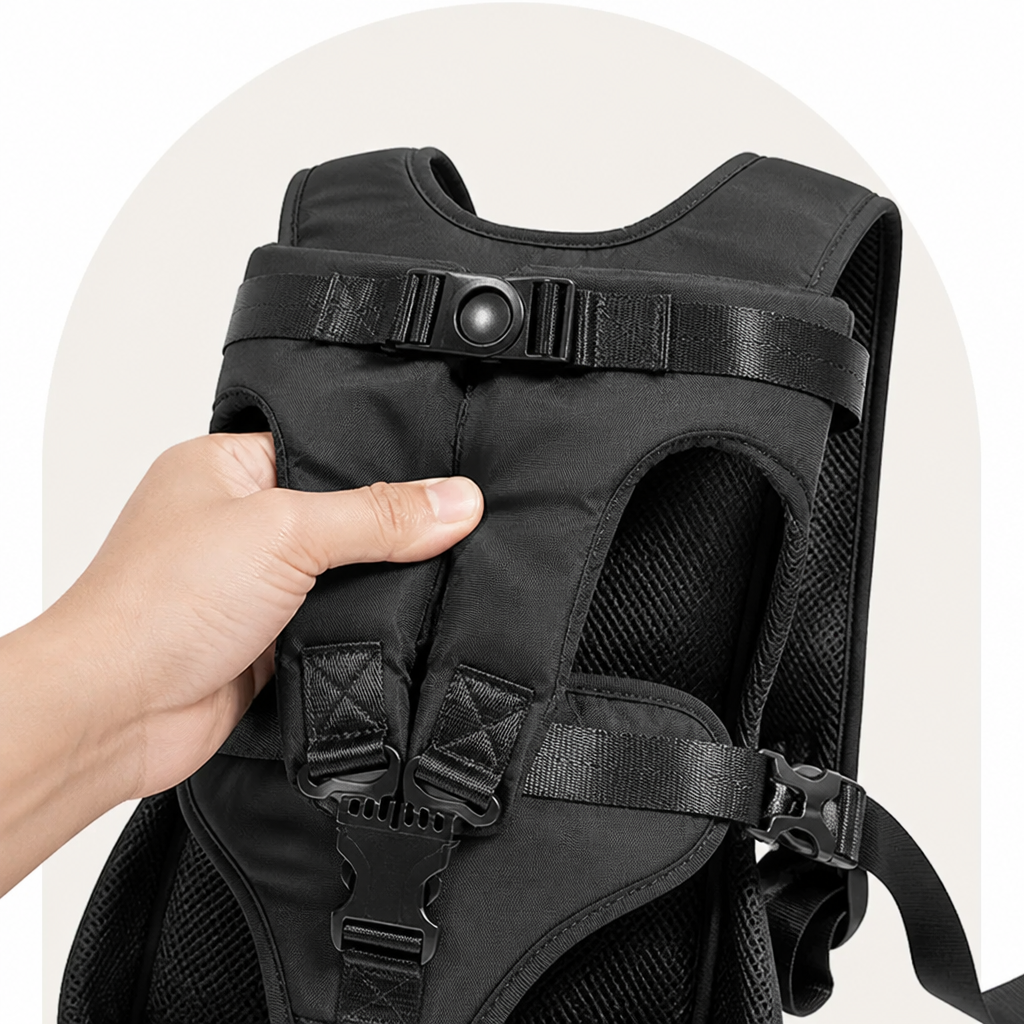 Ortekor Breathable Oxford & Adjustable Straps Carrier Backpack