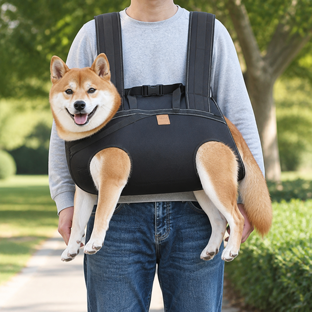Ortekor Breathable Oxford Cloth & Padded Straps Dog Carrier Backpack