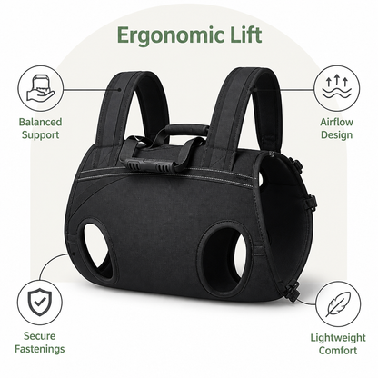 Ortekor Breathable Oxford Cloth & Padded Straps Dog Carrier Backpack