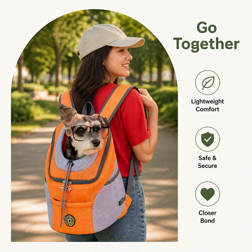 Ortekor Breathable Padded Hands-Free Backpack Carrier