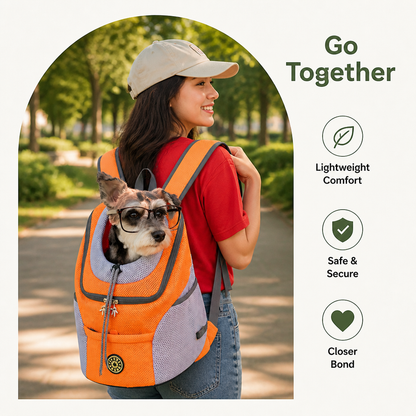 Ortekor Breathable Padded Hands-Free Backpack Carrier