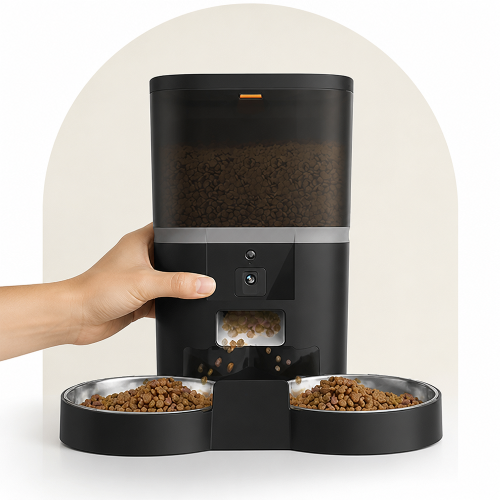 Ortekor Built-In Camera & Portion-Control Automatic Feeder (4L)