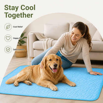 Ortekor Chemical-Free Breathable & Sweat-Absorbent Cooling Mat (Hand-Washable)