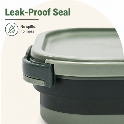Ortekor Collapsible Leak-Proof Divided Travel Bowl