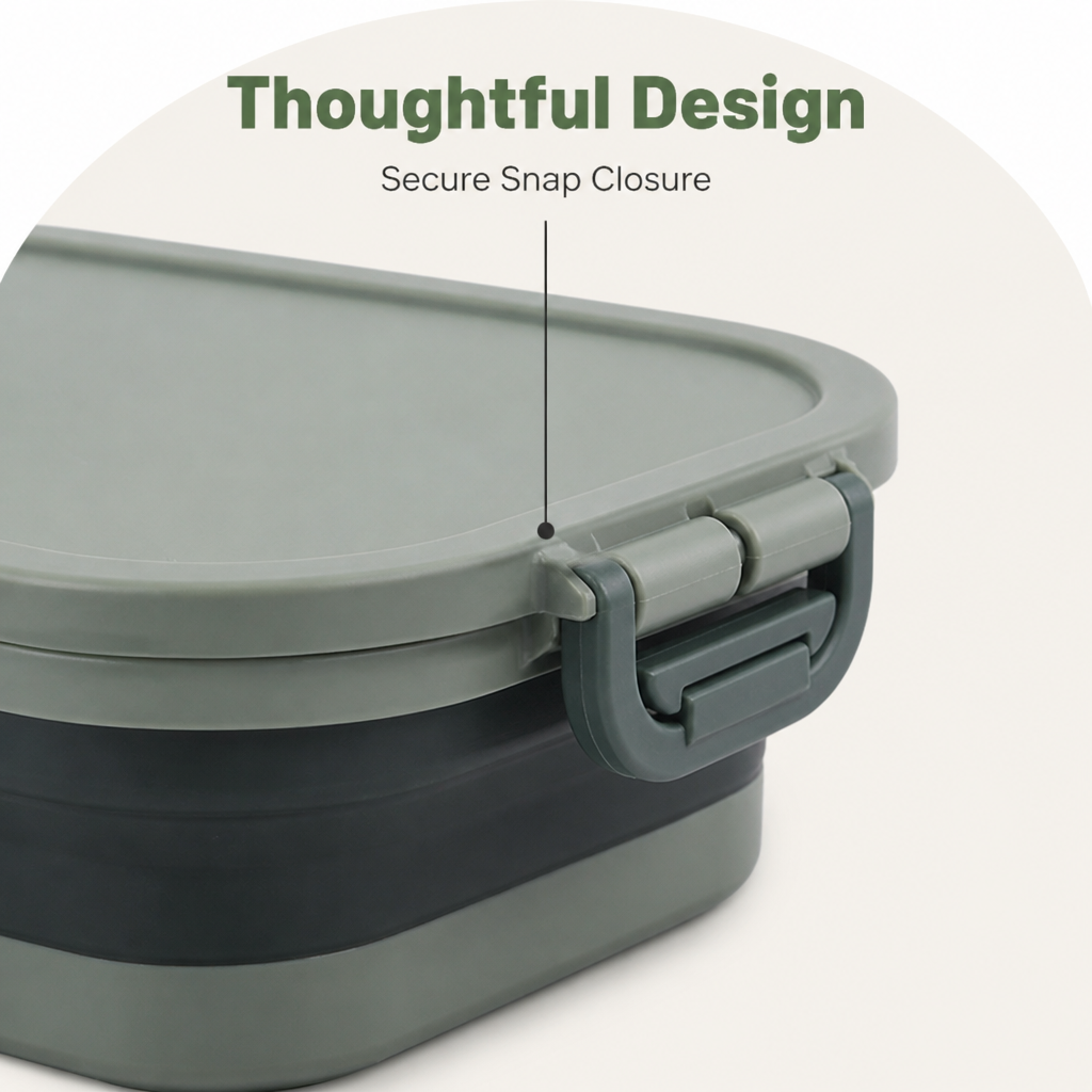 Ortekor Collapsible Leak-Proof Divided Travel Bowl