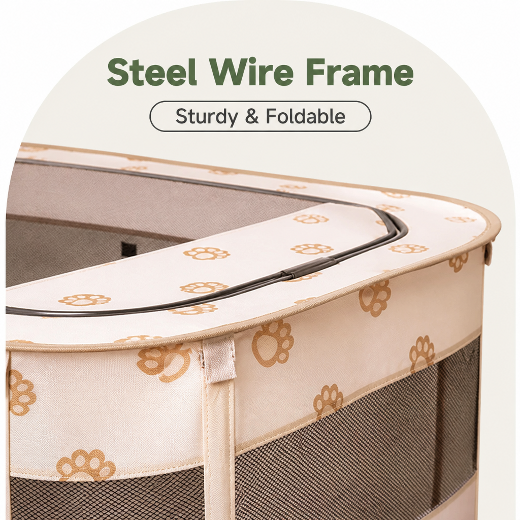 Ortekor Collapsible & Space-Saving Steel-Wire Pet House