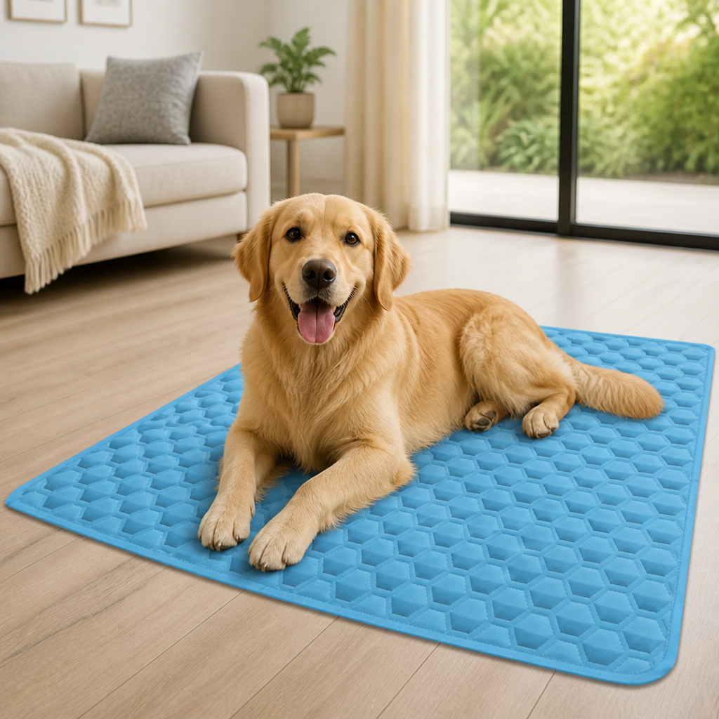 Ortekor Cooling & Breathable Ice Silk Pet Mat (Machine Washable)