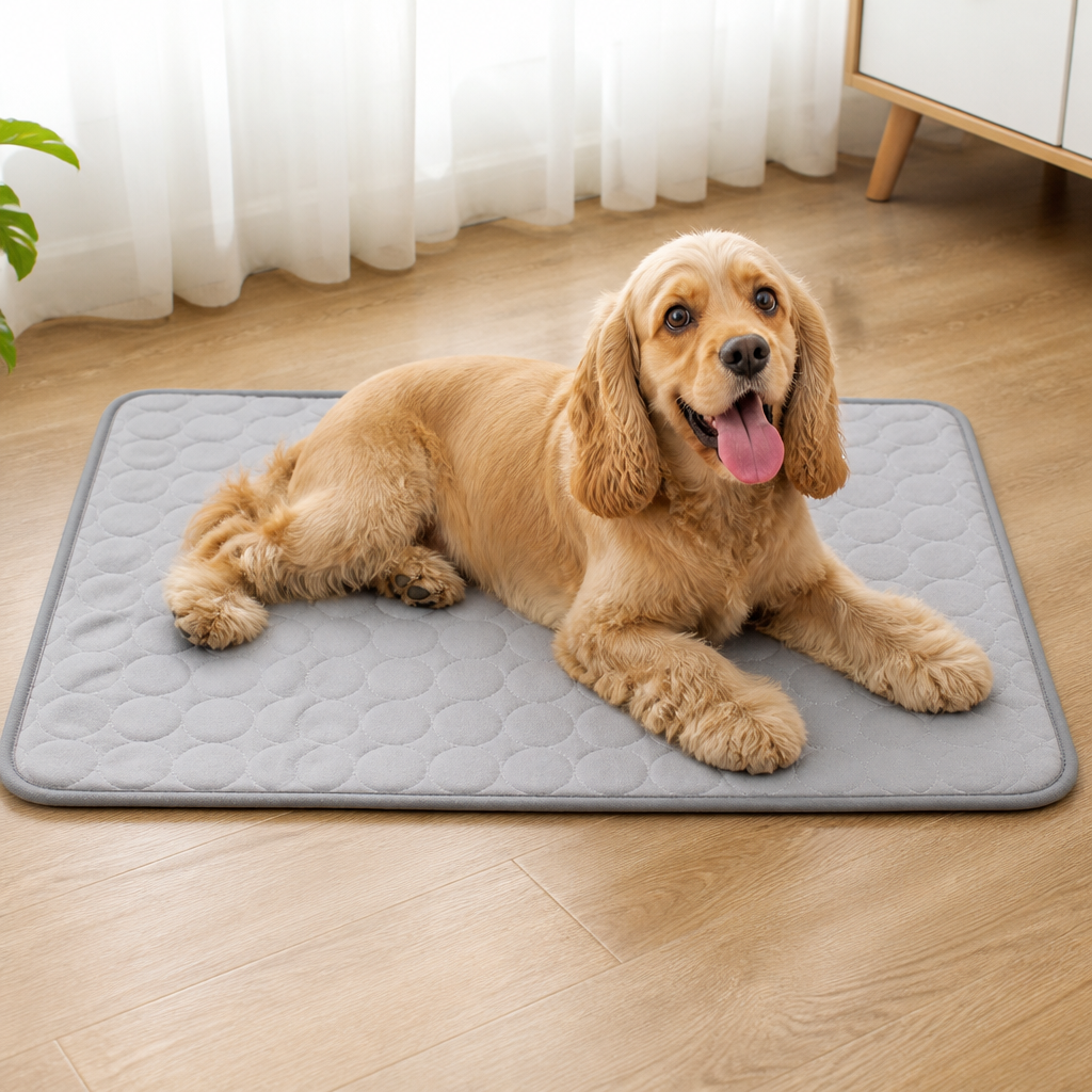 Ortekor Cooling & Breathable Ice Silk Pet Mat (Machine Washable)