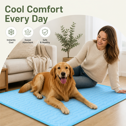 Ortekor Cooling Breathable & Sweat-Absorbent Chemical-Free Pet Mat