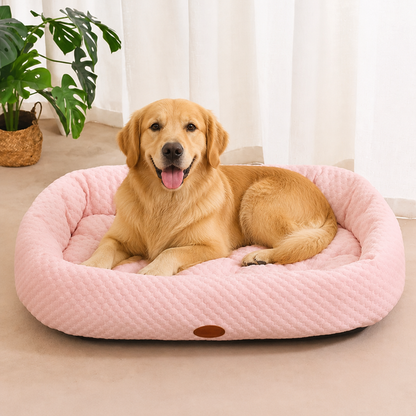 Ortekor Cooling Donut Plush Dog Bed