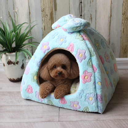 Ortekor Coral Velvet Lining Pet Bed (Removable Washable Mat)
