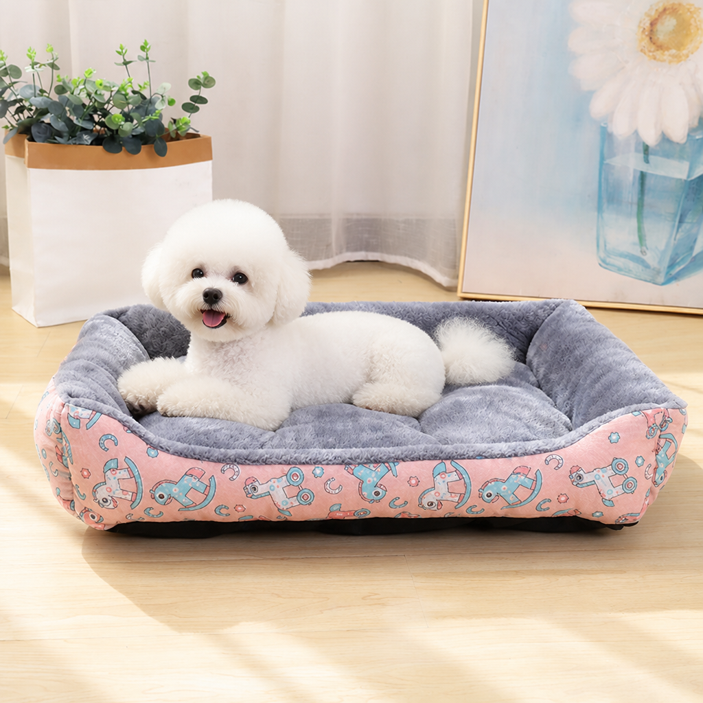 Ortekor Cozy Insulated Plush Dog Bed