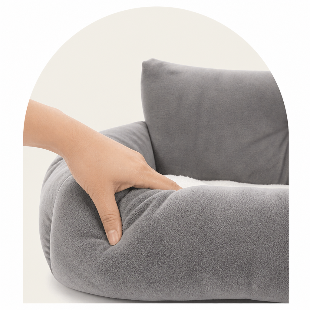 Ortekor Cushioned Plush Washable Car Seat Cover (Foldable Hammock)