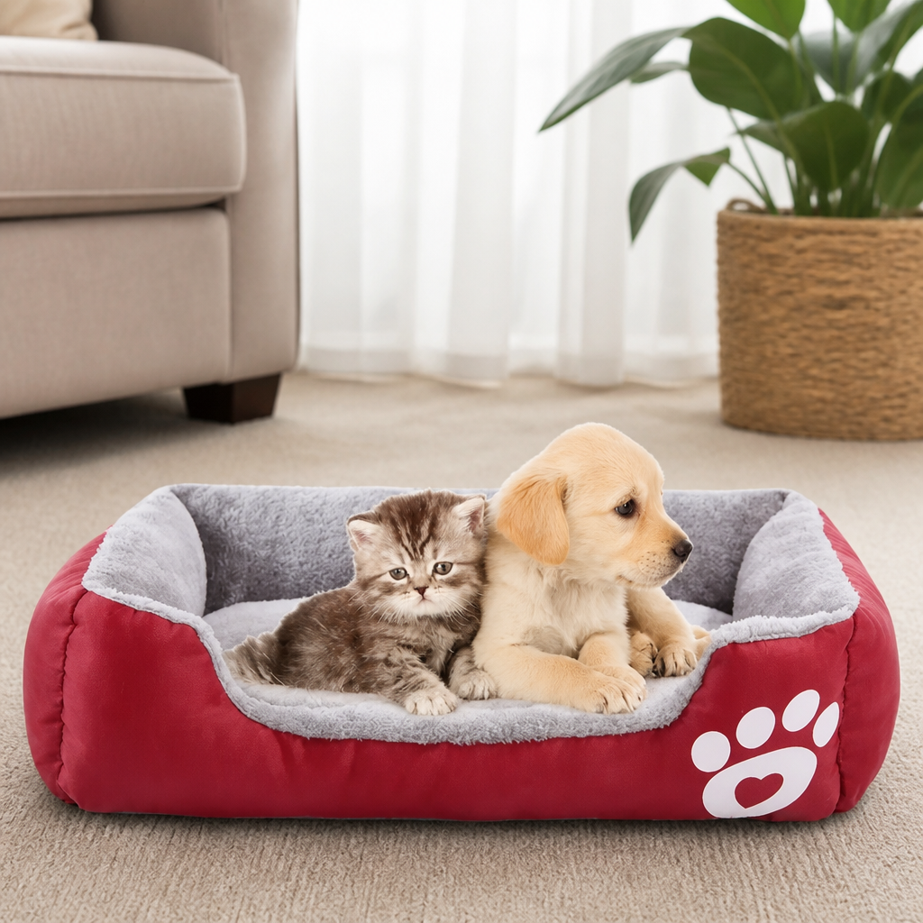 Ortekor Deep Plush & Calming Dog Bed