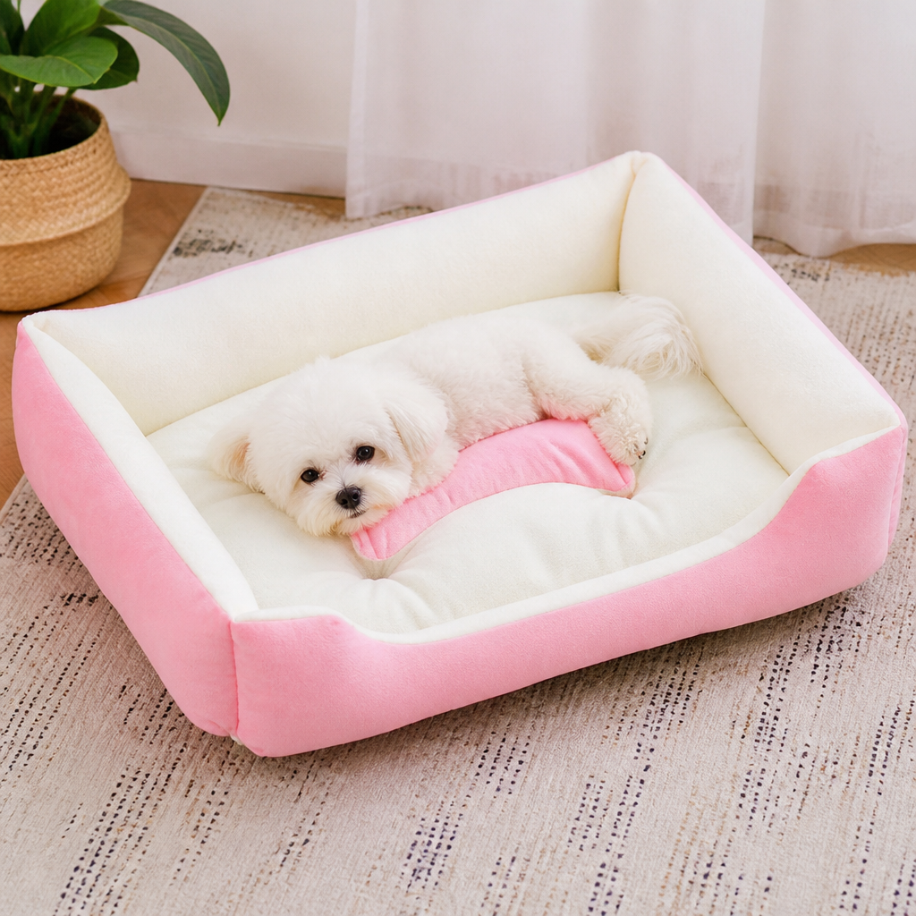 Ortekor Deep Plush & Calming Dog Bed