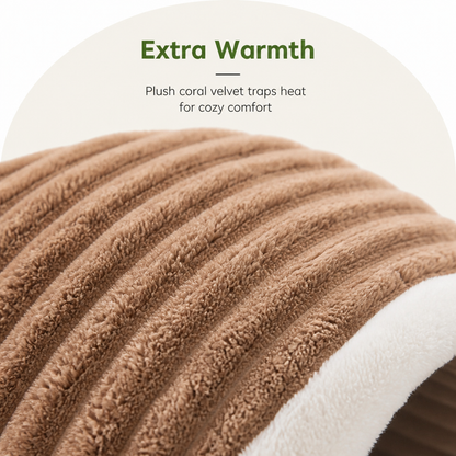 Ortekor Detachable Washable Coral Velvet & PP Cotton Kennel Mat