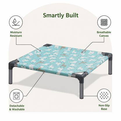 Ortekor Detachable & Washable Raised Hammock Bed