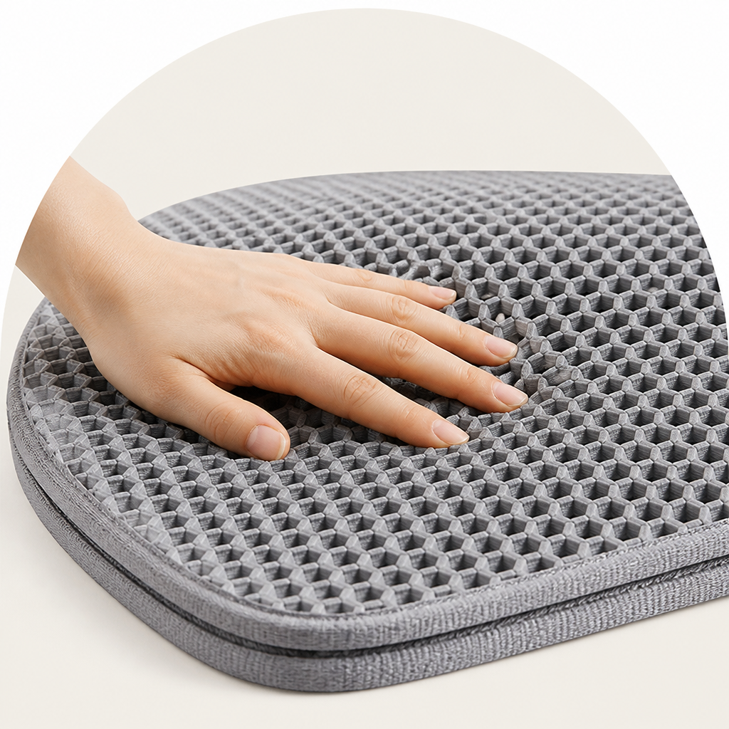 Ortekor Double-Layer Honeycomb Waterproof & Non-Slip Cat Litter Mat