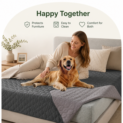 Ortekor Double-Sided Waterproof Dog Bed & Sofa Cover