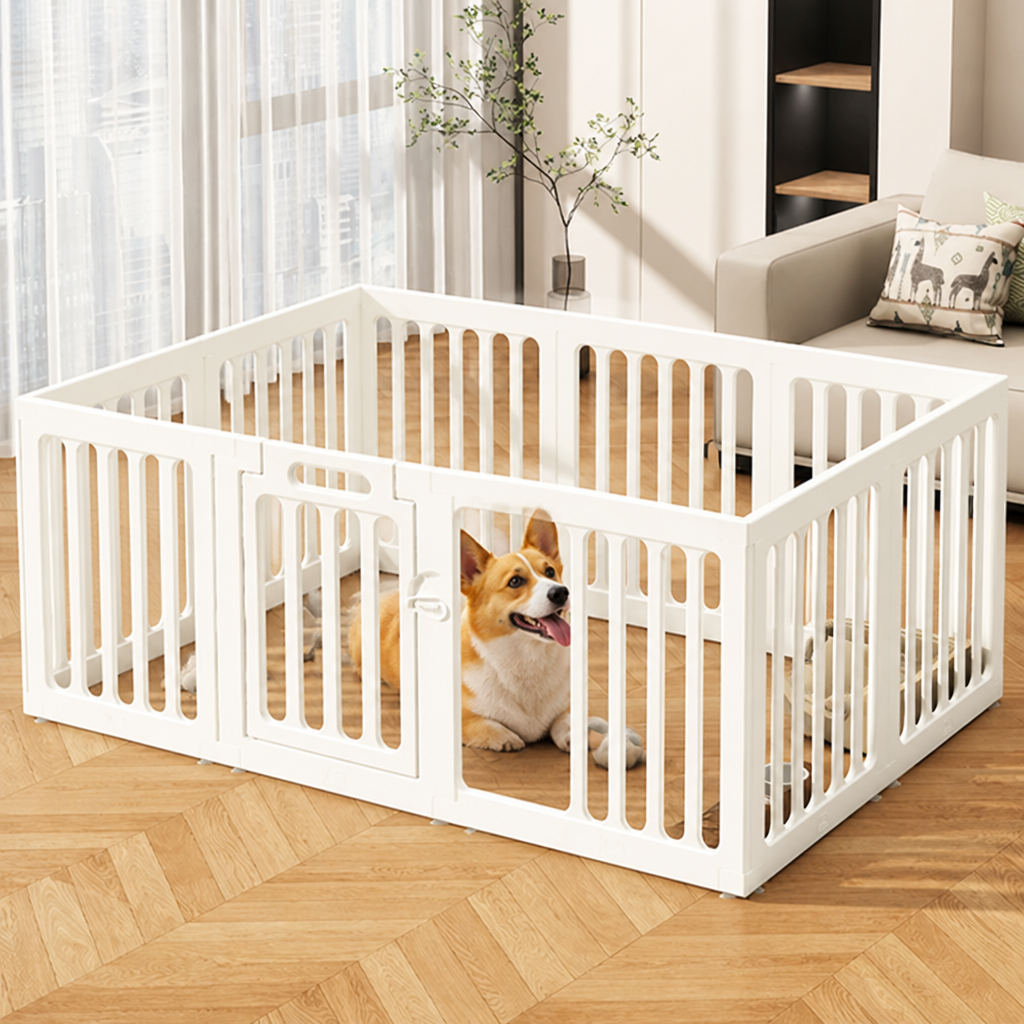 Ortekor Double Suction & Buckle Washable Pet Playpen (60cm Height)