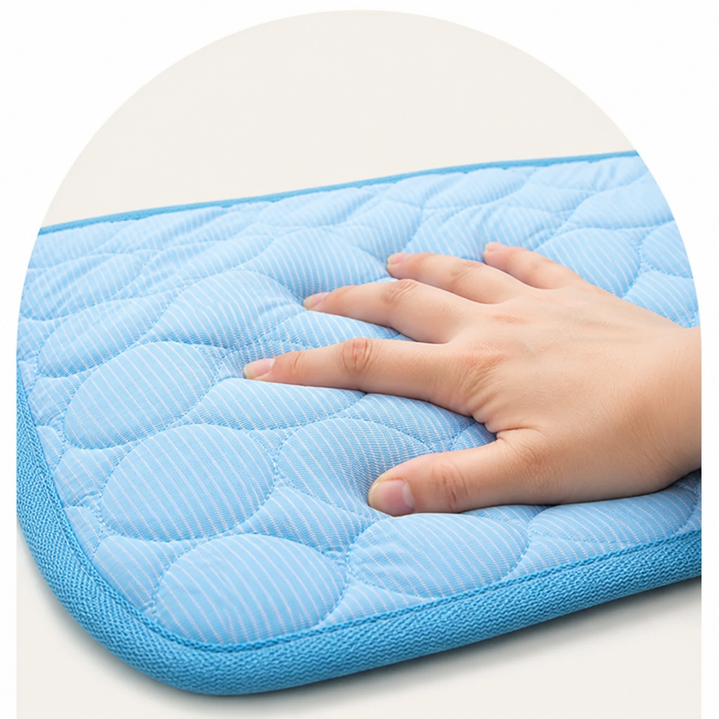 Ortekor Dual-Sided Ice Silk & Breathable Mesh Cooling Mat (Machine Washable)