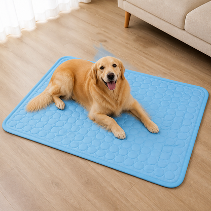 Ortekor Dual-Sided Ice Silk & Breathable Mesh Cooling Mat (Machine Washable)