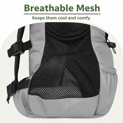 Ortekor Durable Nylon & Breathable Mesh Dog Carrier Backpack