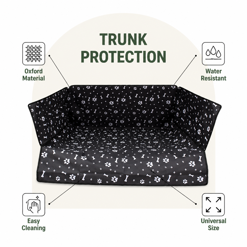 Ortekor Durable Oxford & Easy-Clean Trunk Mat