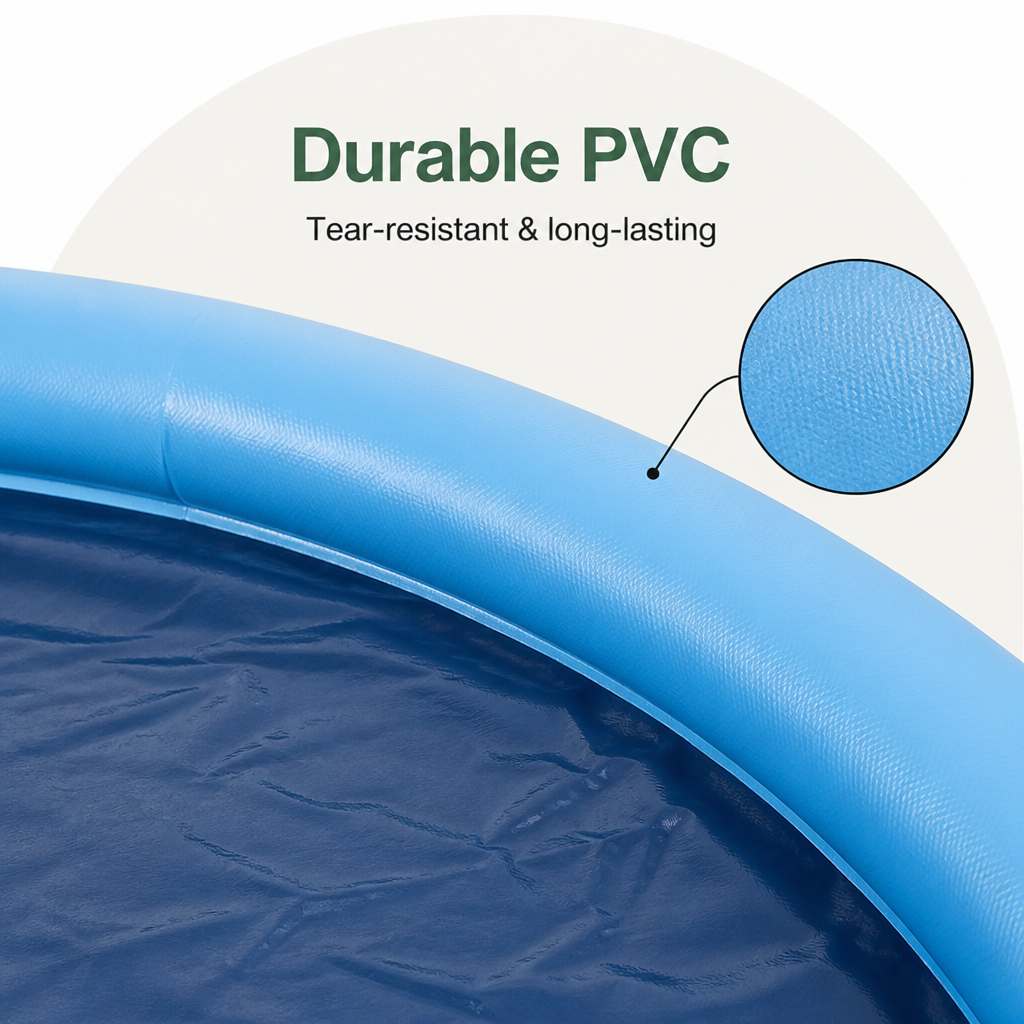 Ortekor Durable PVC & Easy-Clean Pet Pool
