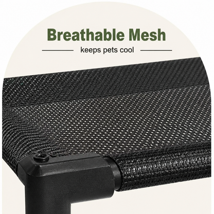 Ortekor Elevated Breathable Mesh Dog Bed (Guardrail)