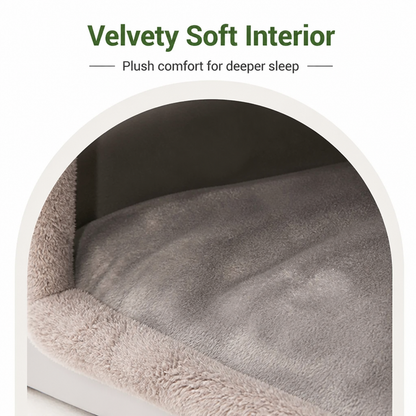 Ortekor Enclosed Foldable Cave Dog Bed (Removable Nest)
